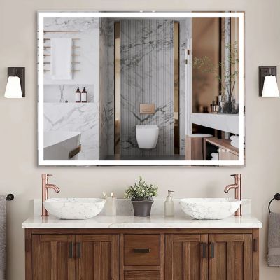 48" LED Anti-Fog Vanity Mirror Adjustable Lighting