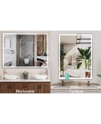 48" LED Anti-Fog Vanity Mirror Adjustable Lighting