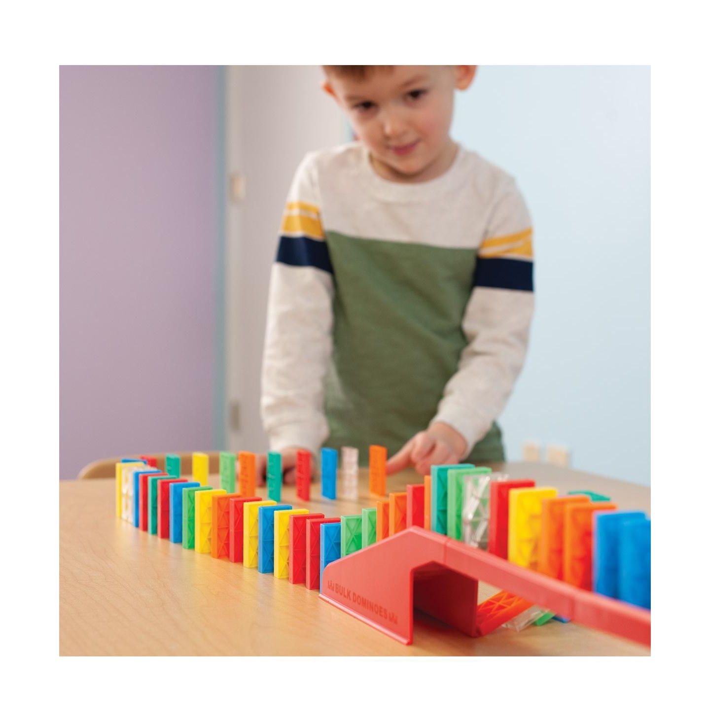 Детские конструкторы Atwood Toys Inc Kinetic Domino Toppling Kit - 204 Pieces — фото 7