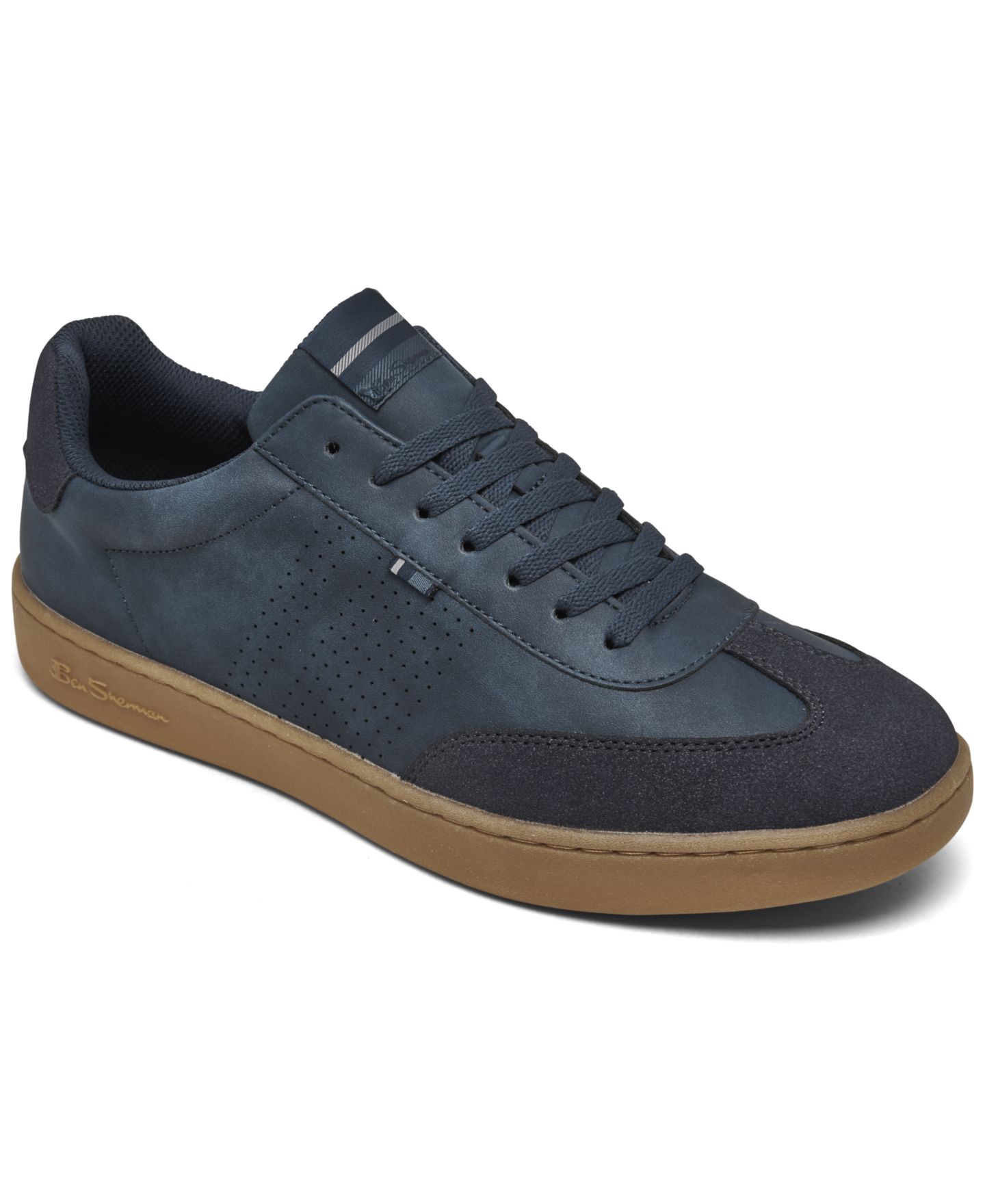 Мужские кроссовки Ben Sherman Glasgow Low Casual, цвет: Тёмно-синий / Карамельный — фото 1