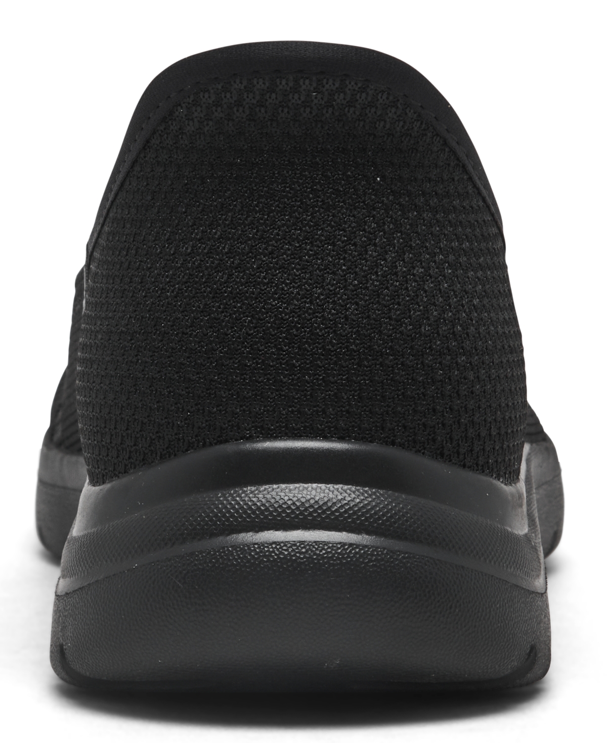 Skechers Womens Black Go Walk Arch Fit 2-0 Delara Knitted Low-top Trainers In Black