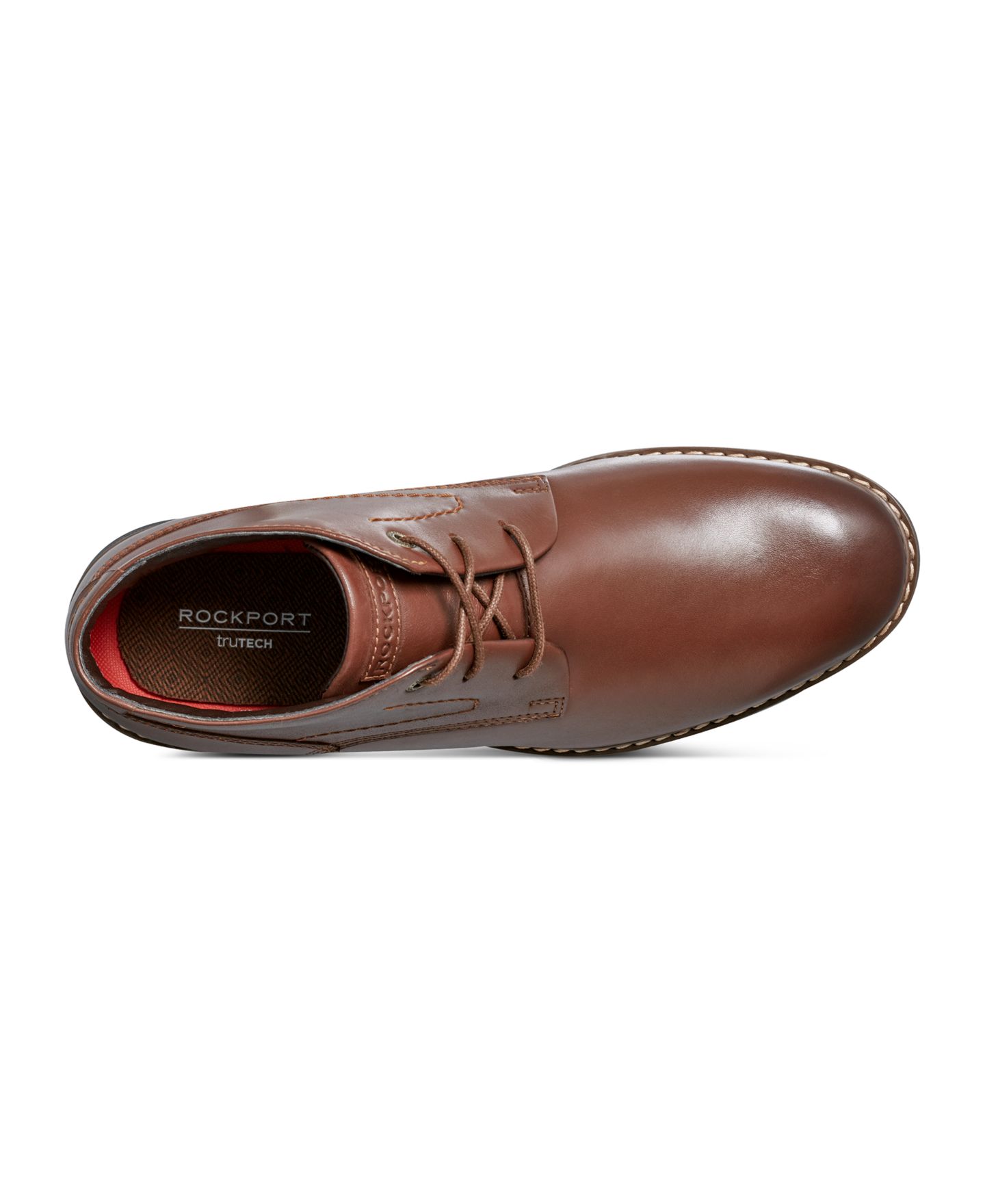 Мужские ботинки Rockport Classic Break Chukka, цвет: Тёмный коричневый кожаный — фото 4