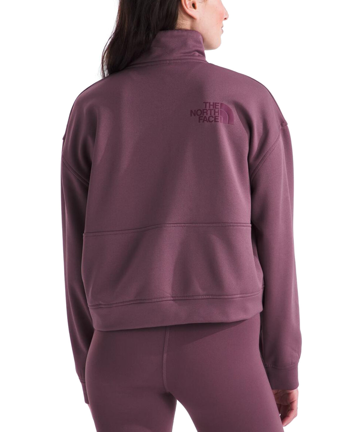 Shop The North Face Women's Horizon Performance Fleece Top In Midnight Mauve