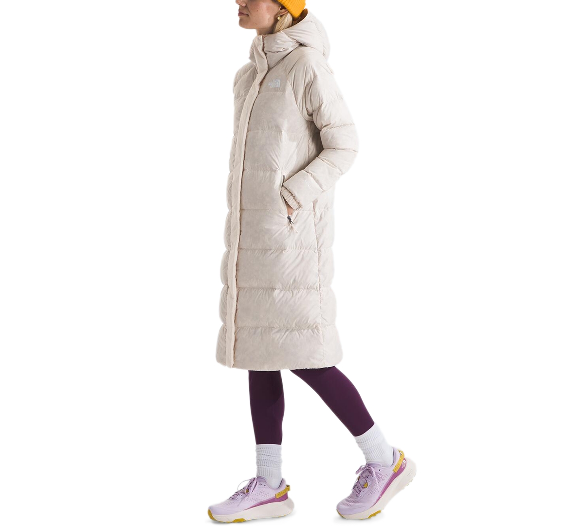 The North Face Women's Hydrenalite Down Parka In White Dune