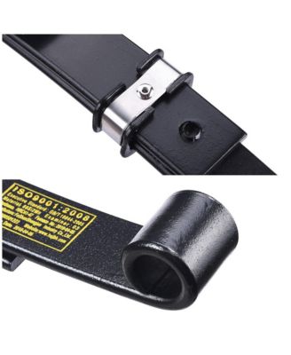 Set of 2 Rear Leaf Springs for Club Car DS Golf Cart Heavy Duty Dual Action with Bushings