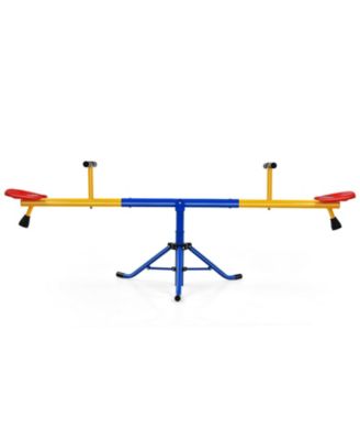 360°Rotation Kids Seesaw Swivel Teeter Totter Playground Equipment