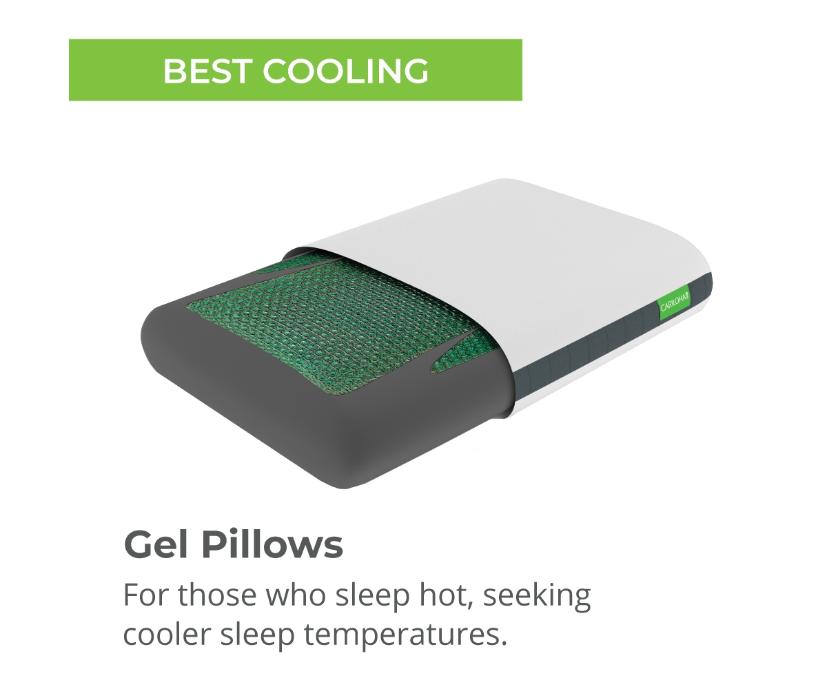 Cariloha Luxurious Cooling Geltop Pillow | King |White | 38"x20" | Viscose Material | Naturally breathable, Hypoallergenic, and Moisture wicking