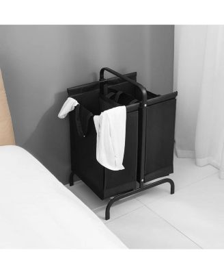 2-Tier Laundry Hamper with Sorting Cards