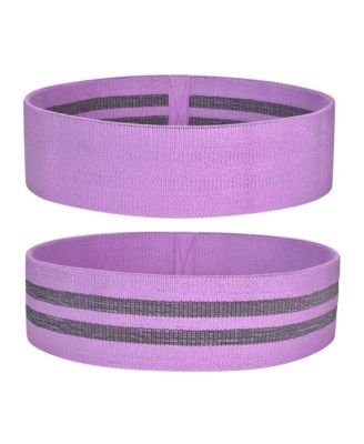 3 Pack Resistance Loop Bands Set Workout Fitness Fabric Bands Gym Home Yoga