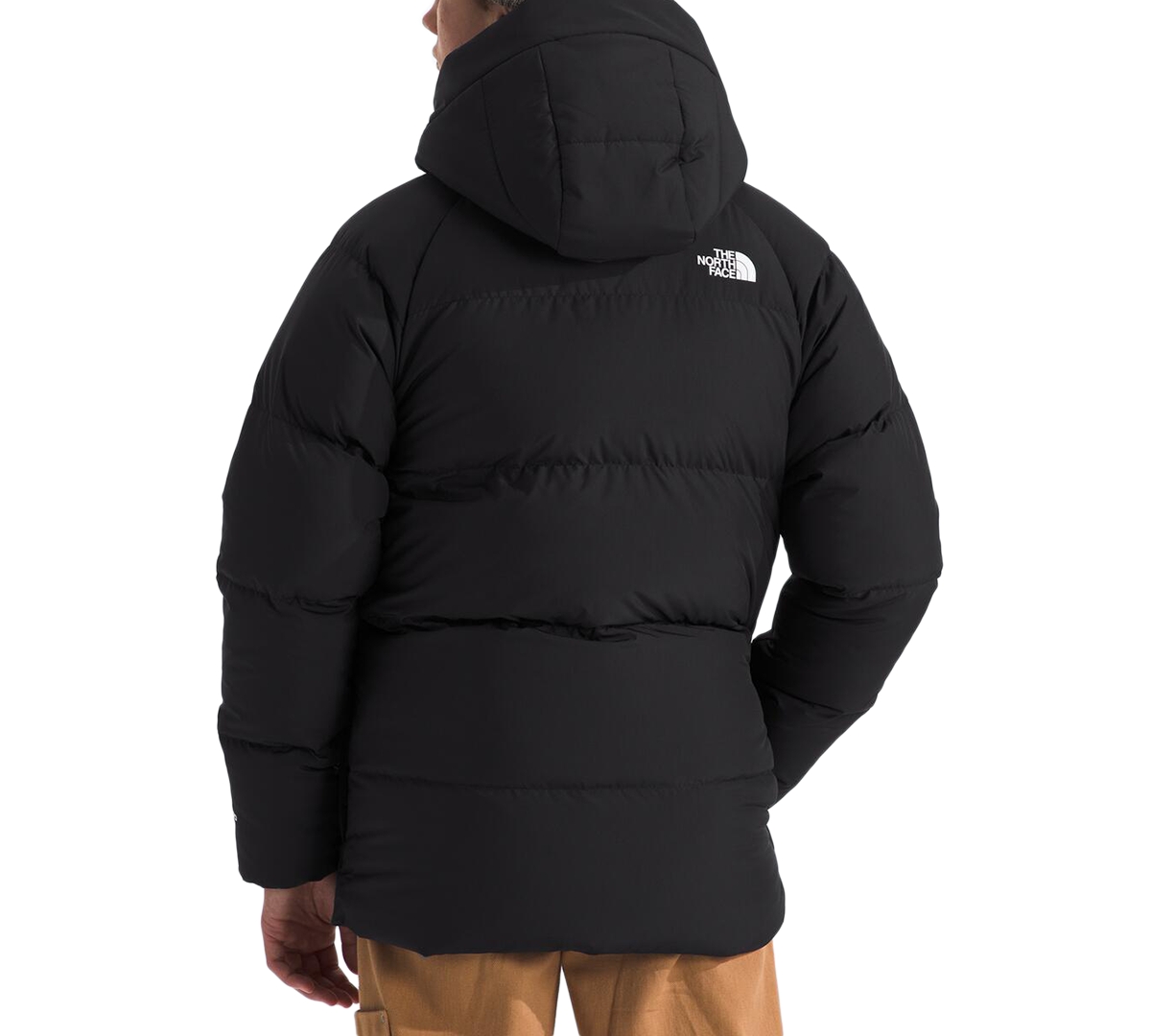 The North Face Big Boys North Quilted Fleece-lined Full-zip Hooded Short Down Parka In Tnf Black