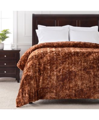 Premium Double-Sided Faux Fur Throw Blanket Soft, Plush & Cozy for Sofa, Couch, Bed, or Living Room Decor & Gifts.