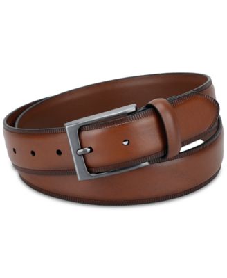 Men's Embossed Edge Belt, Created for Macy's