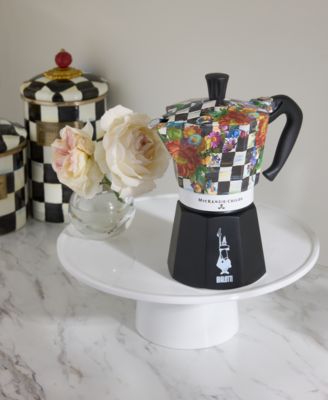 Courtly Flower Market 6-Cup Bialetti Moka Coffee Pot