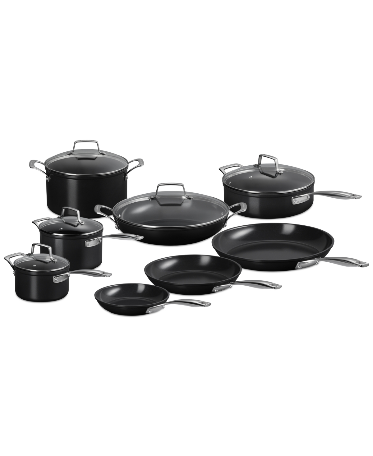 Le Creuset Essential Non-stick Ceramic 13-piece Cookware Set In No Color