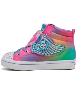 Skechers Little Girls Twi-Lites 2.0 - Flying Love Light-Up