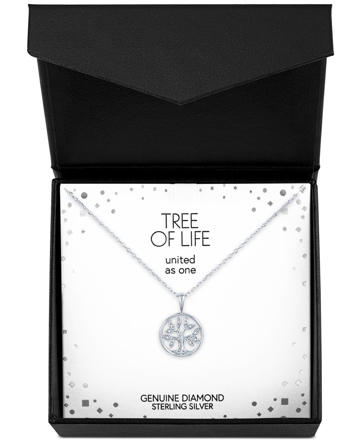 Diamond Accent Tree Pendant Necklace  16