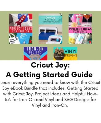 Joy Machine with Mini Heat Press Blue Tool Kit and Iron on Sampler Bundle