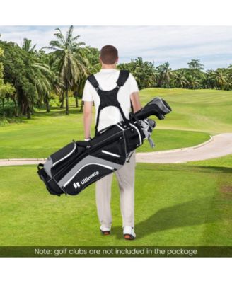 Lightweight Golf Stand Bag with 14 Way Top Dividers and 6 Pockets