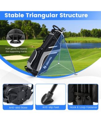 Lightweight Golf Stand Bag with 14 Way Top Dividers and 6 Pockets