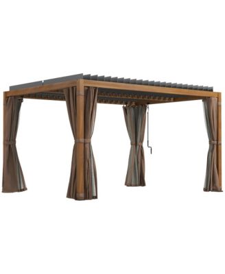 10 x 13 ft. Aluminum Pergola with Adjustable Roof,