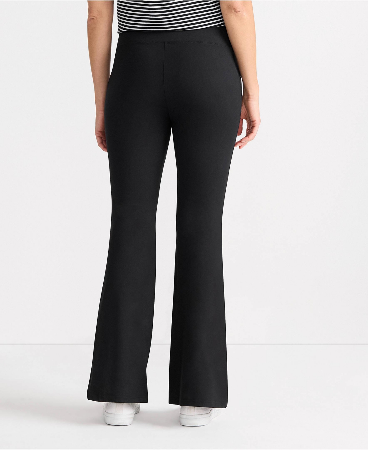 Lands' End Women's Active Hi Impact High Rise Slim Flare Pants