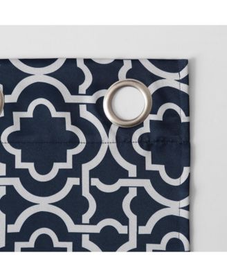 Barnett Trellis Blackout Grommet Curtain Panel