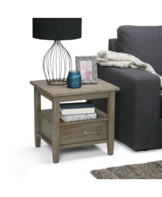 Warm Shaker End Table