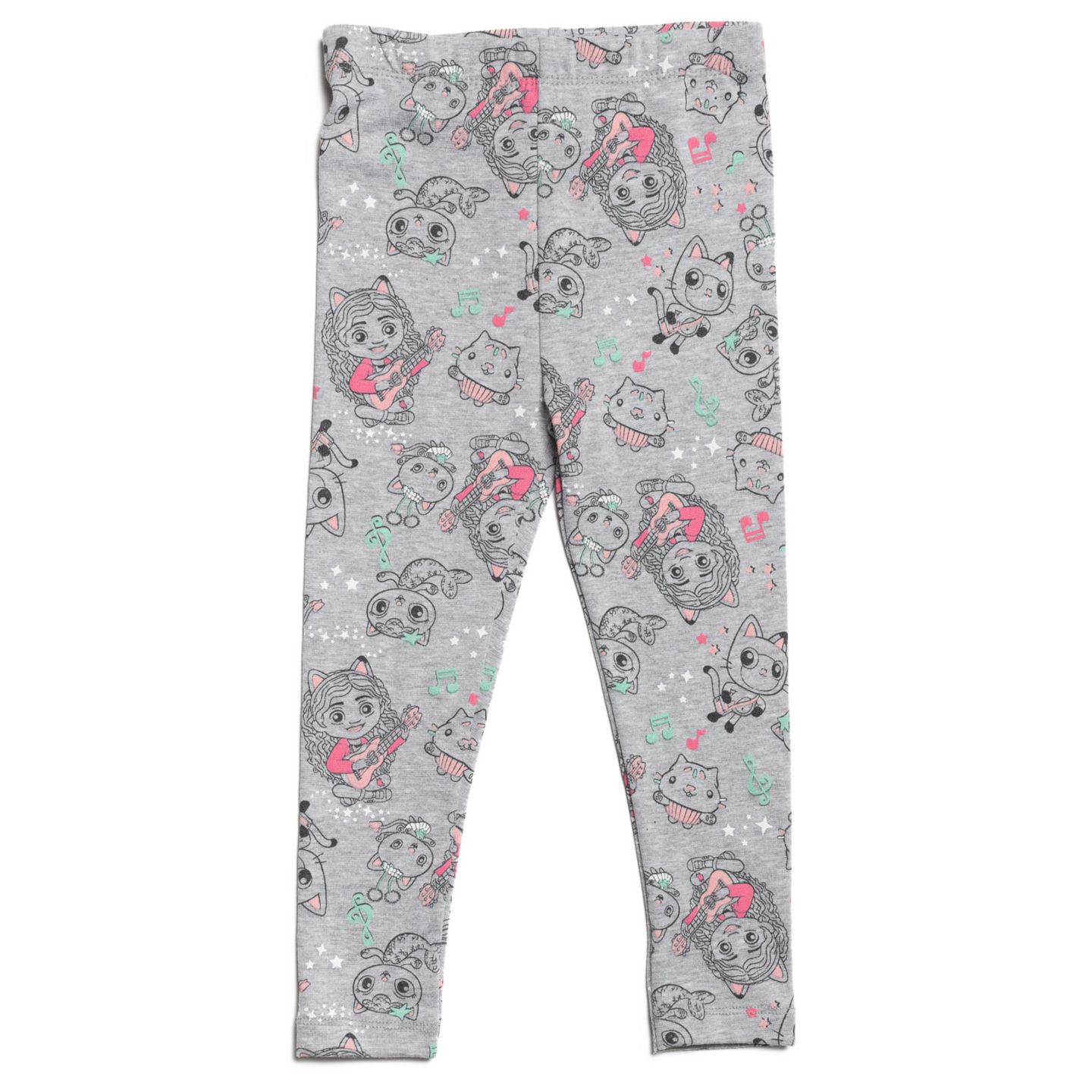Комплекты Gabby's Dollhouse Dreamworks Pullover Fleece Sweatshirt and Leggings Outfit Set для девочек-малышей, цвет: Серый / Розовый — фото 3