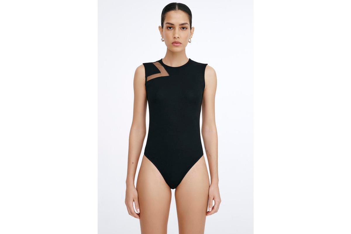 Women's Emma Bodysuit - Black