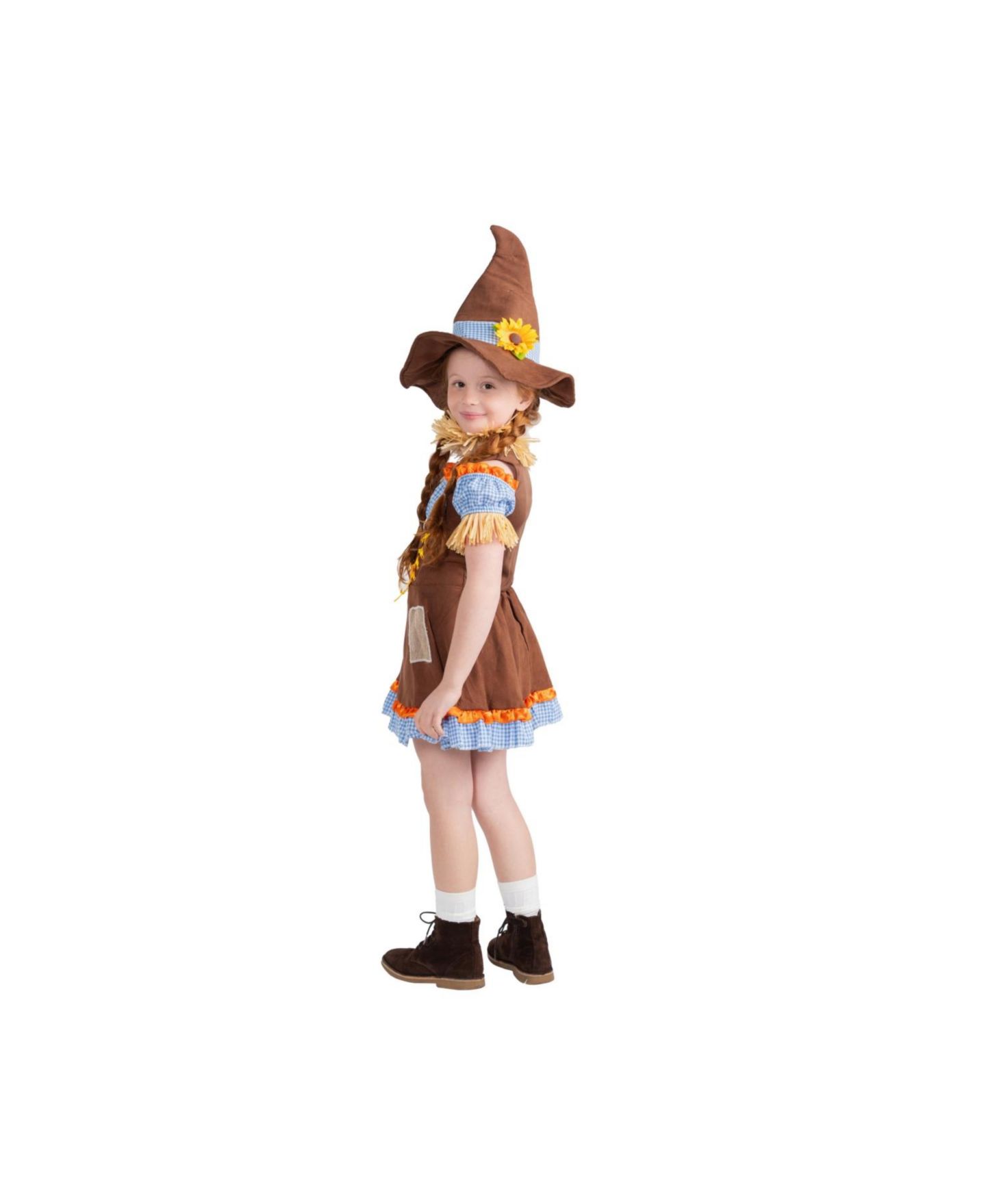 Детское платье Dress Up America Scarecrow Dress Costume - Girls — фото 2