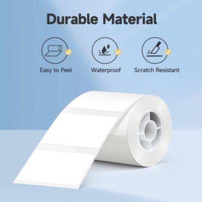 Genuine 2"x1.18" thermal labels for PM220. Waterproof, multi-purpose self-adhesive paper. 1 roll of 230 labels, white