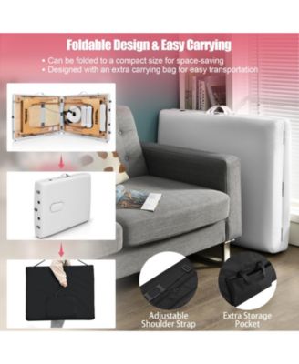 3 Fold Portable Adjustable Massage Table with Carry Case