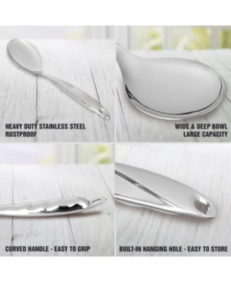 Stainless Steel Multi-Purpose Serving Spoon with Comfort Handle