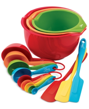 Fiesta Silicone & Plastic 15-Pc. Prep & Serve Set
