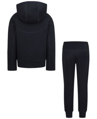 Nike Little Kids Neutral 2-Piece Tech Fleece Full-Zip Hoodie and