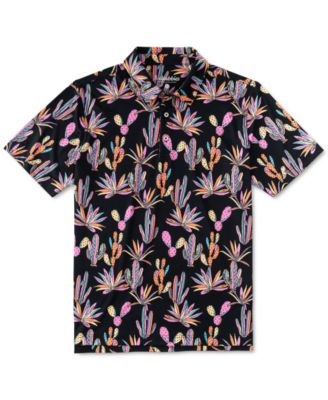 Chubbies - Men's The Neon Deserta Short Sleeve Printed Performance Polo Shirt