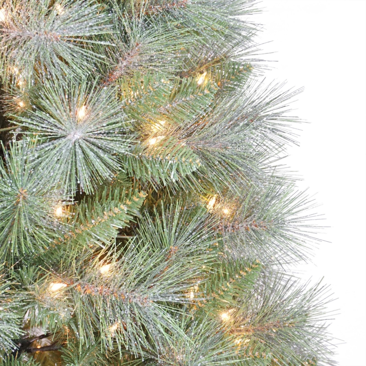 Puleo 7.5-ft. Windsor Spruce Tree With 500 Clear Lights & Stand In Green