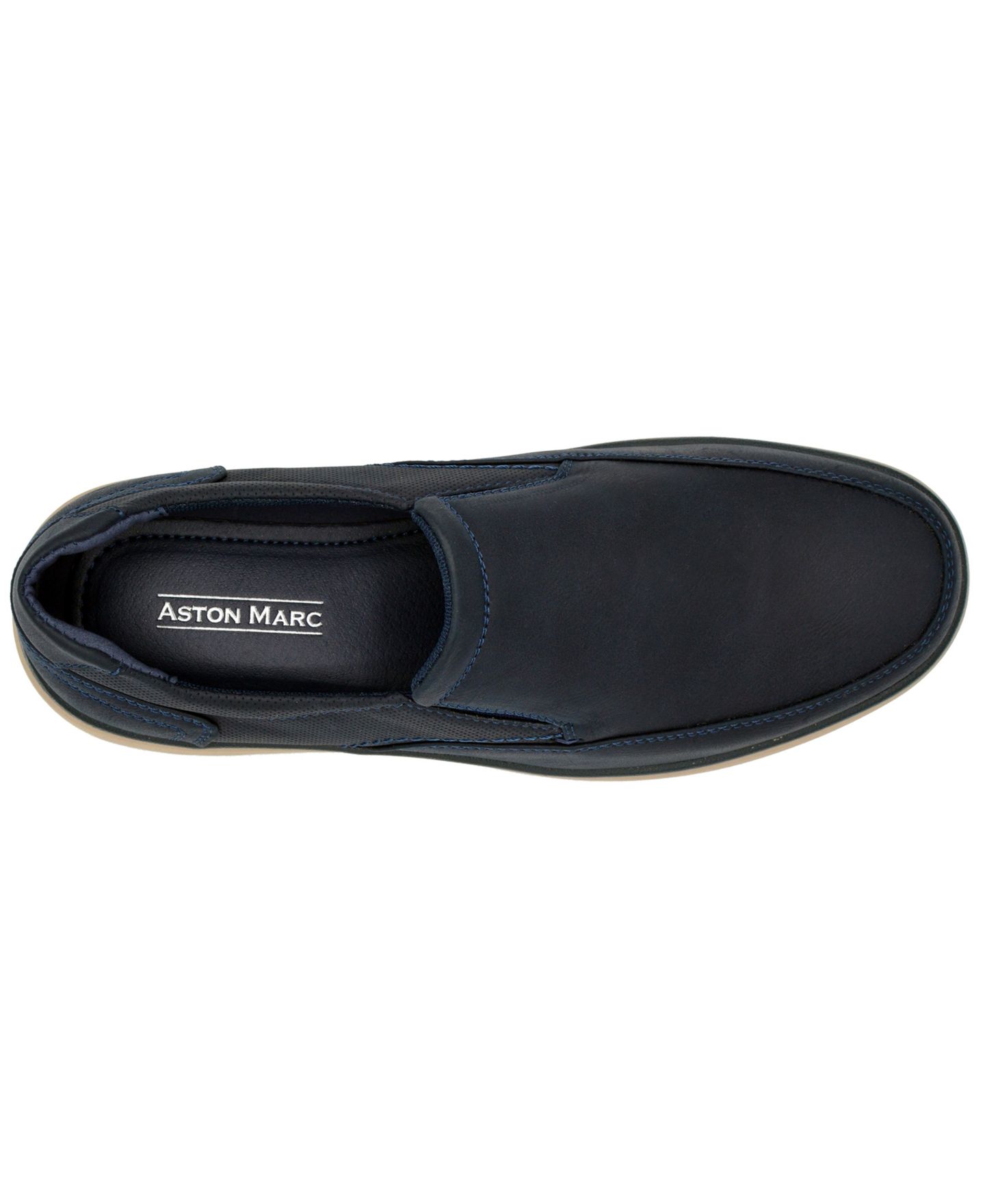 Мужские туфли Aston Marc Galt Casual Slip-On, цвет: Тёмно-синий — фото 6