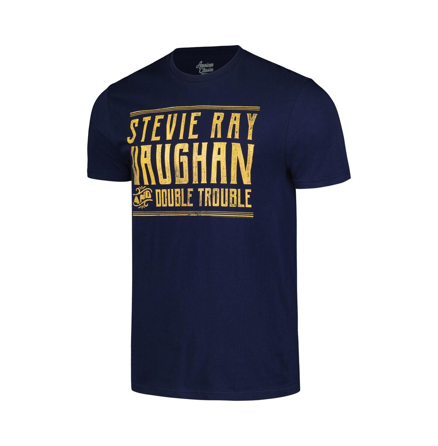 Футболка American Classics Navy Stevie Ray Vaughan Double Trouble Graphic — фото 2