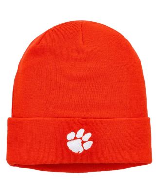 Nike Men's Orange Clemson Tigers Tonal Logo Cuffed Knit Hat - Macy's