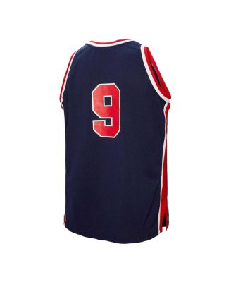 Men's Michael Jordan Navy USA Basketball 1984 Authentic Jersey