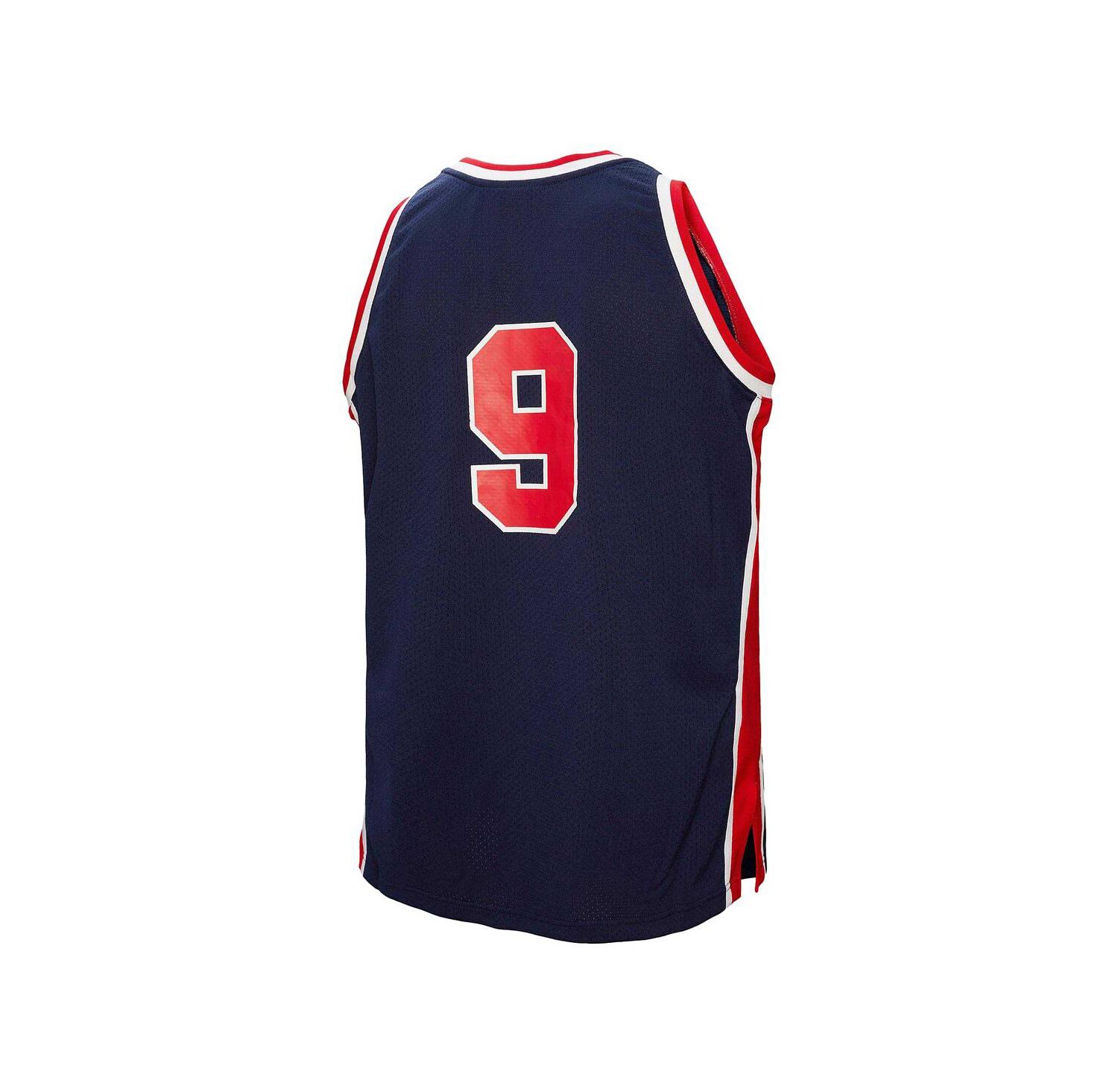 Men's Michael Jordan Navy USA Basketball 1984 Authentic Jersey