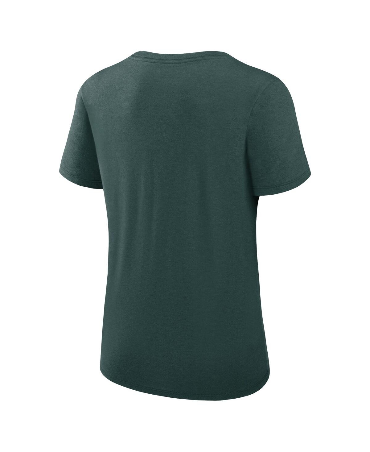 Nike Green Oakland Athletics Authentic Collection Performance Scoop Neck T-shirt In Green