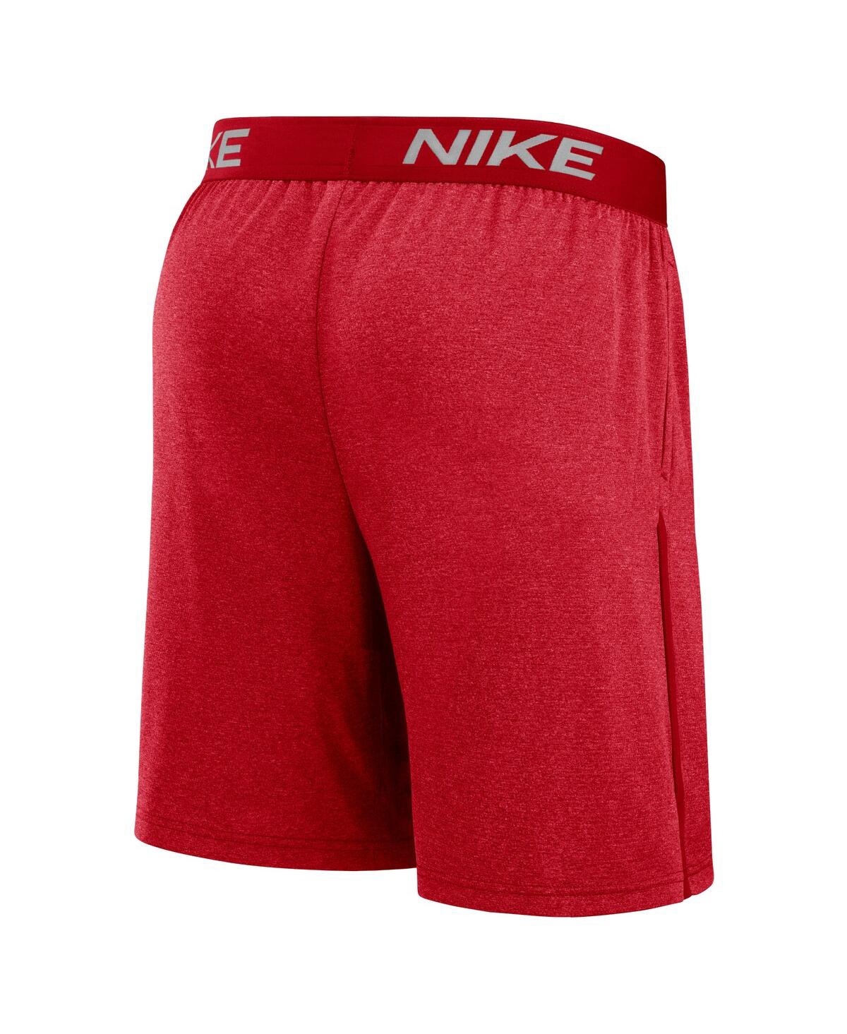 Nike Men's  Red Los Angeles Angels City Connect Performance Practice Shorts In Red