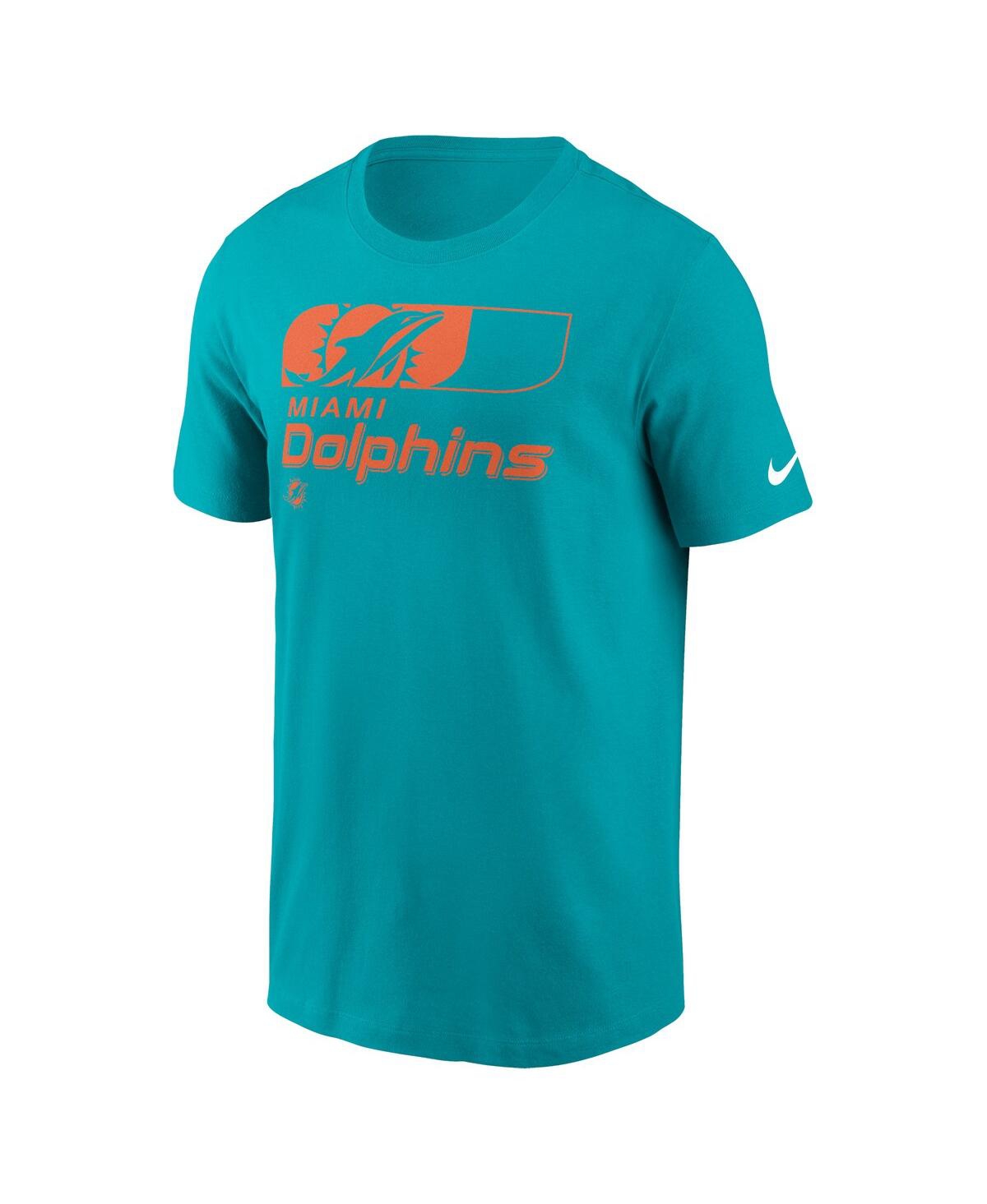 Nike Men'sMiami Dolphins Air Essential T-Shirt - Aqua