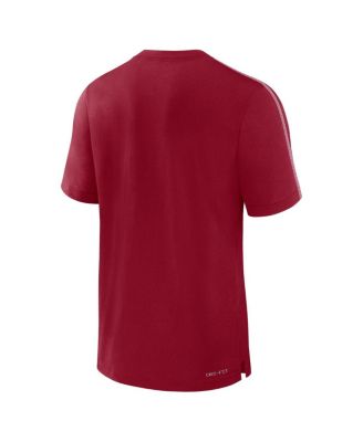 Men's Crimson Alabama Crimson Tide 2024/25 Sideline Player Performance Tri-Blend T-Shirt