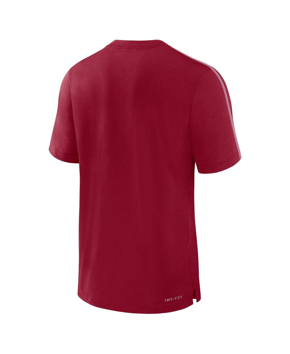 Nike Men'sAlabamaTide 2024/25 Sideline Player Performance Tri-Blend T-Shirt - Crimson, White