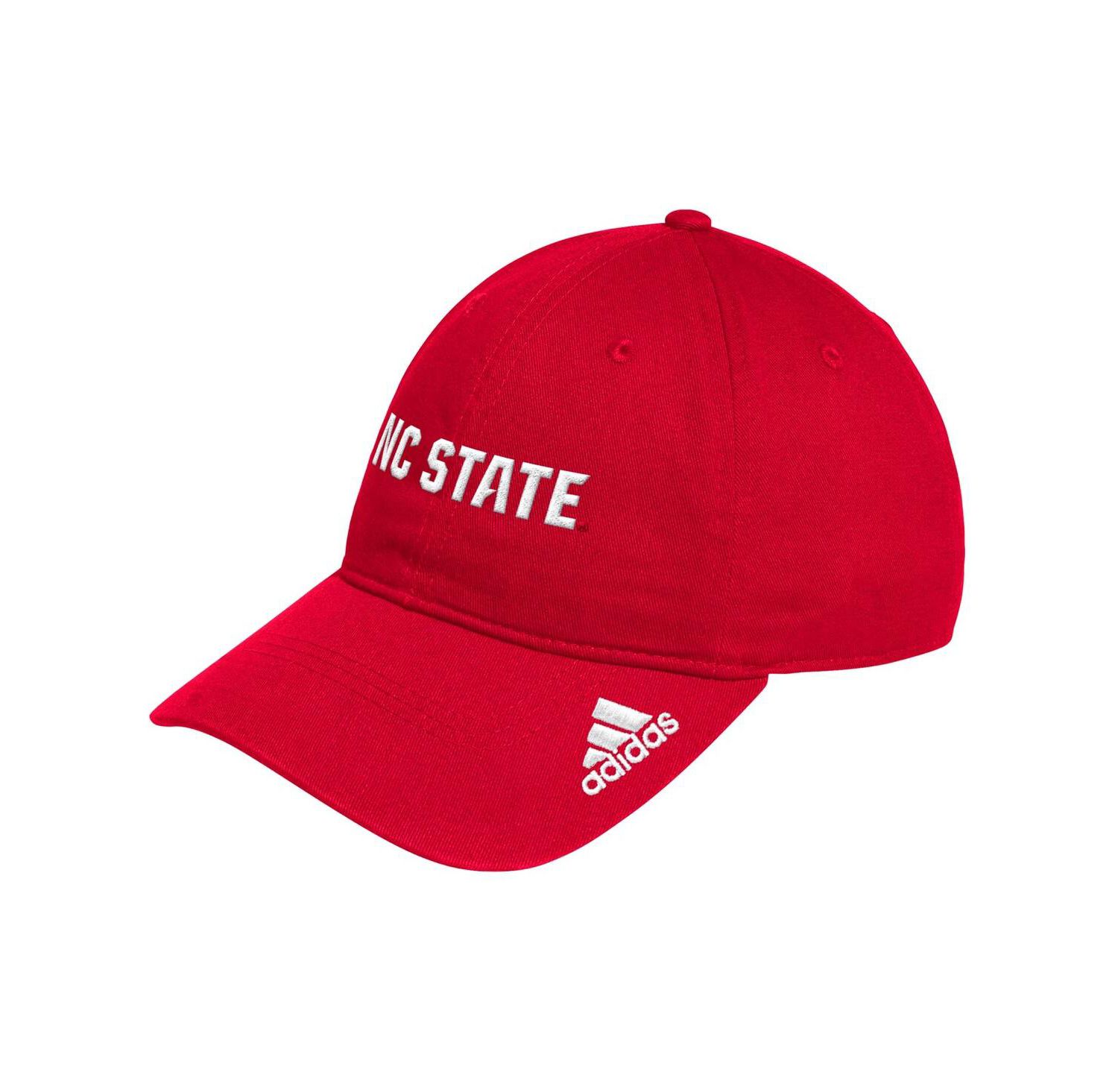 Men's Red NC State Wolfpack Locker Room Wordmark Slouch Adjustable Hat
