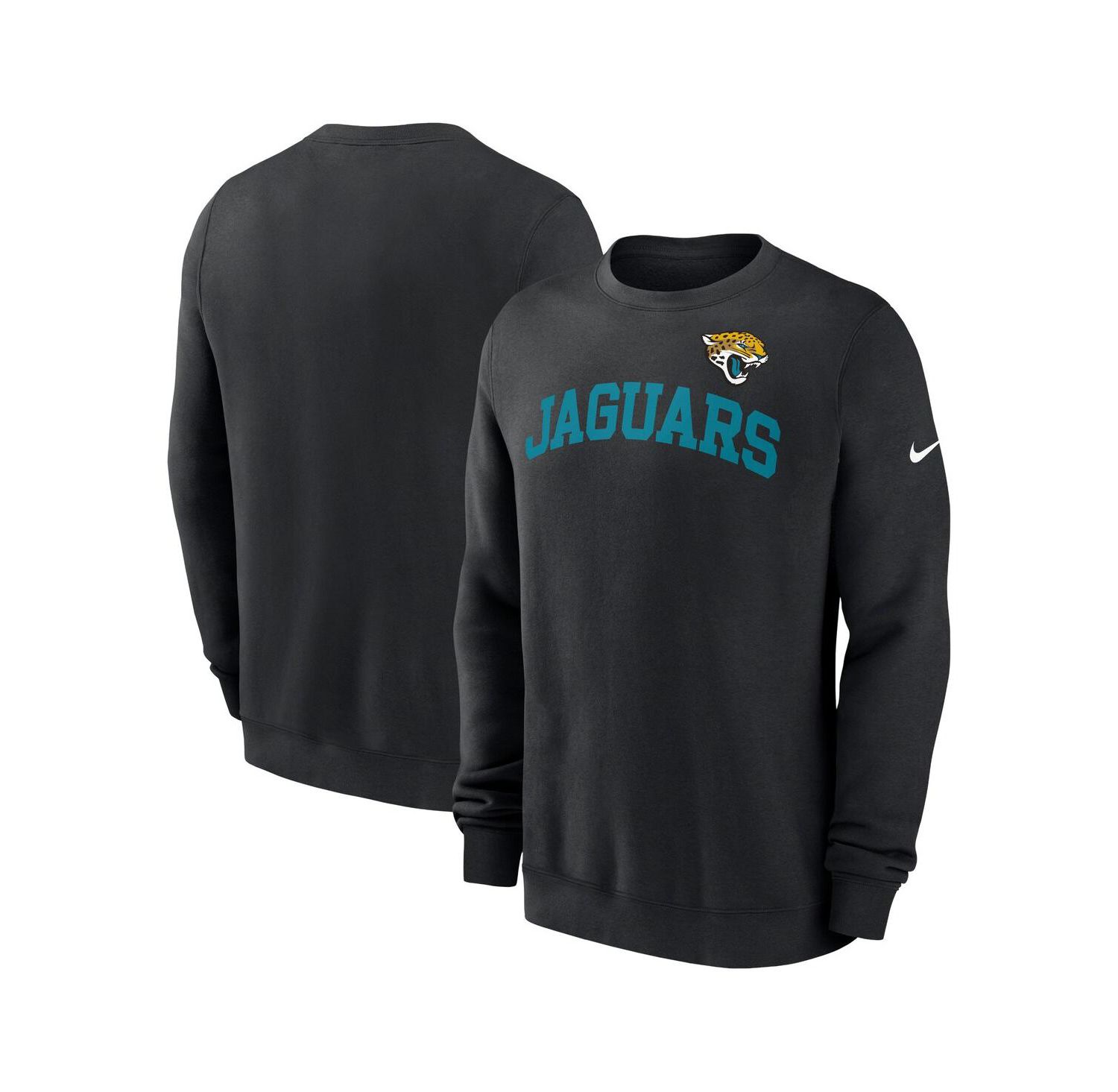Men's Black Jacksonville Jaguars Club Pullover Sweatshirt