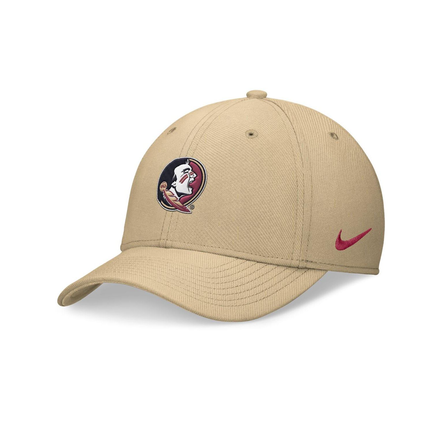 Men's Gold Florida State Seminoles 2024 On-Field Swoosh Flex Hat